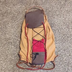 Goertzen Adventure Equipment Handmade Leather And Canvas Backpack